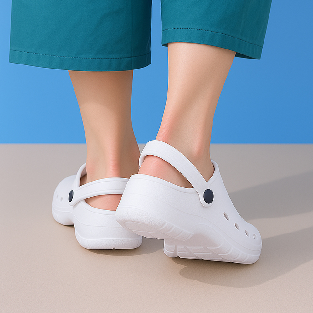 피카소 발편한 남여공용 사무실 병원 근무화 간호화 스트랩 슬리퍼 5cm - 상세 이미지 4