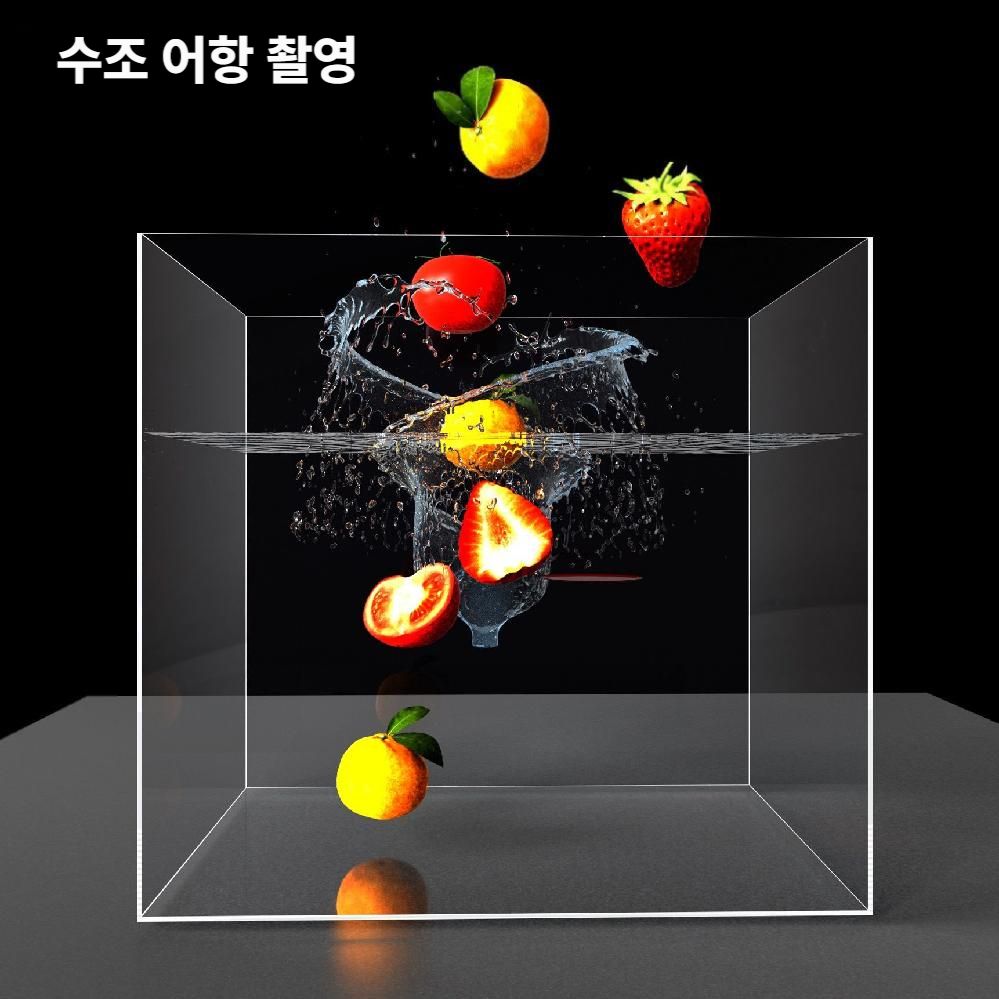 촬영 연출 아크릴 수조 스튜디오 수중 포토 사진 소품 40x23x27cm (일체형) - 상세 이미지 3
