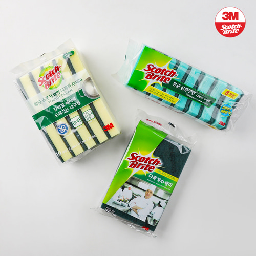 3M 스카치 브라이트 - 3667 그물망사 수세미 (8개입) - 상세 이미지 4