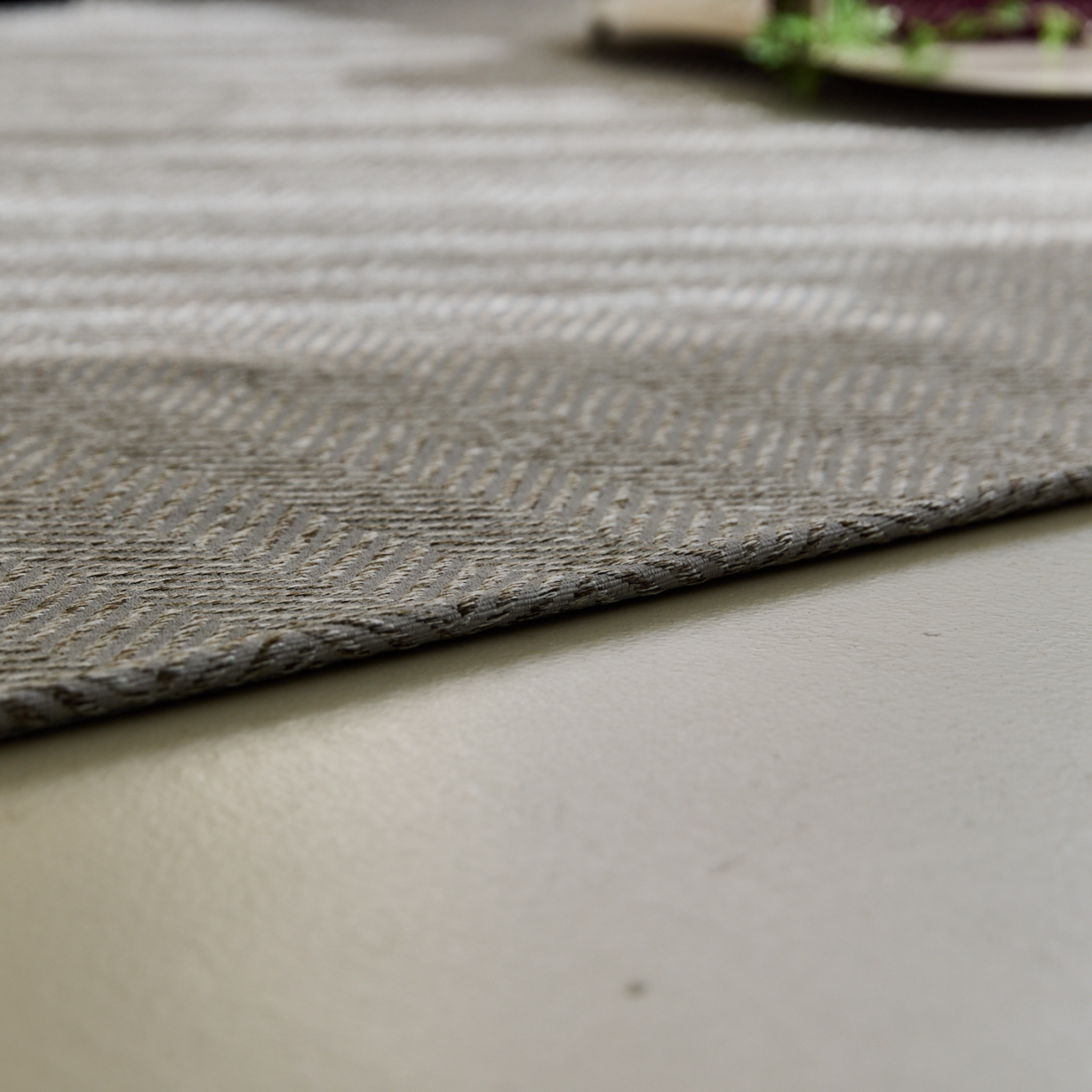 네추럴 방수러그 사이잘룩 대형 거실 식탁 카페트 헤링본그레이, 사각형 100x150