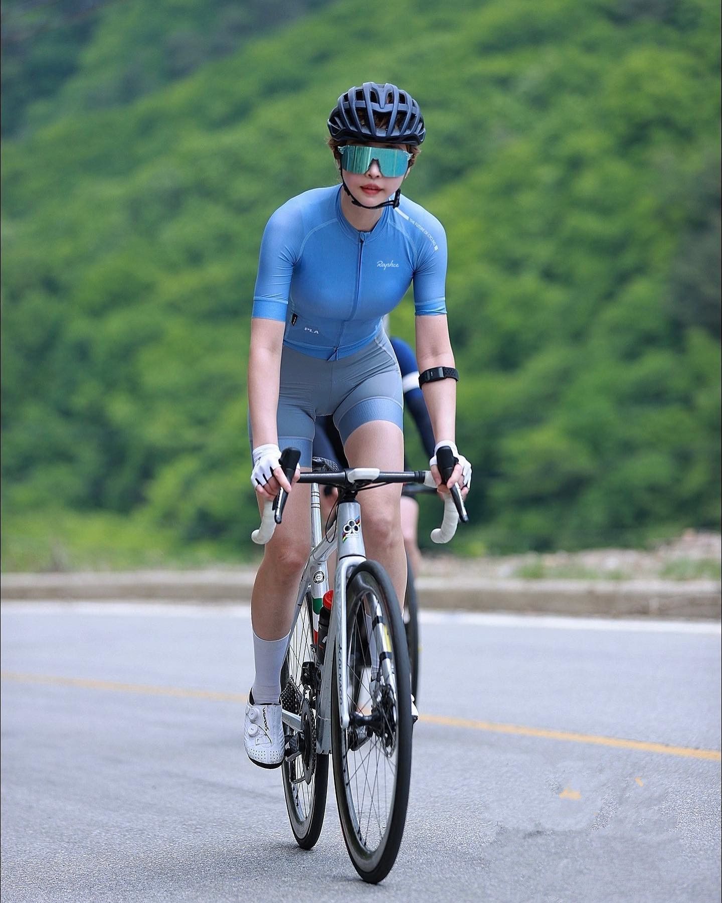 자전거 상의 져지 스페셜라이즈드 반팔 자외선차단 사계절 매장 라이딩 라이딩복 자전거복 럭키화이트 XS - 상세 이미지 2