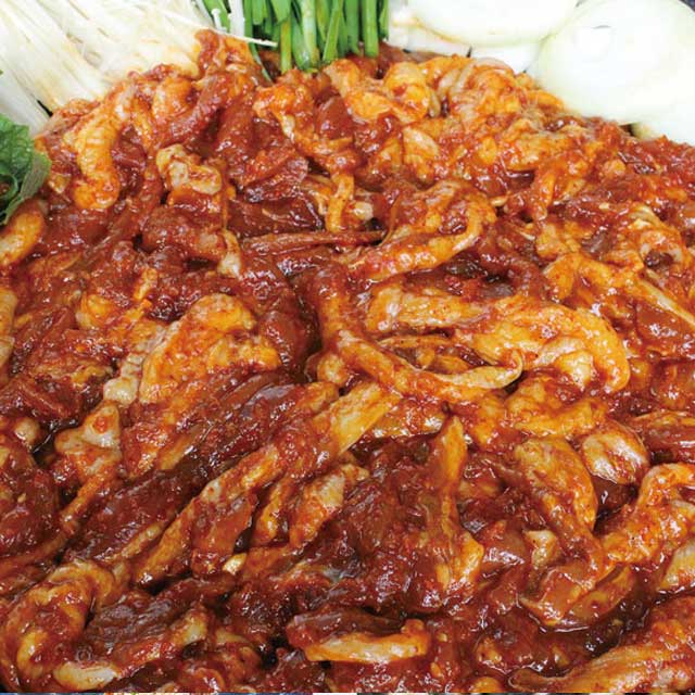 국내산 오리주물럭 무항생제 1등급 오리 양념 불고기 500g