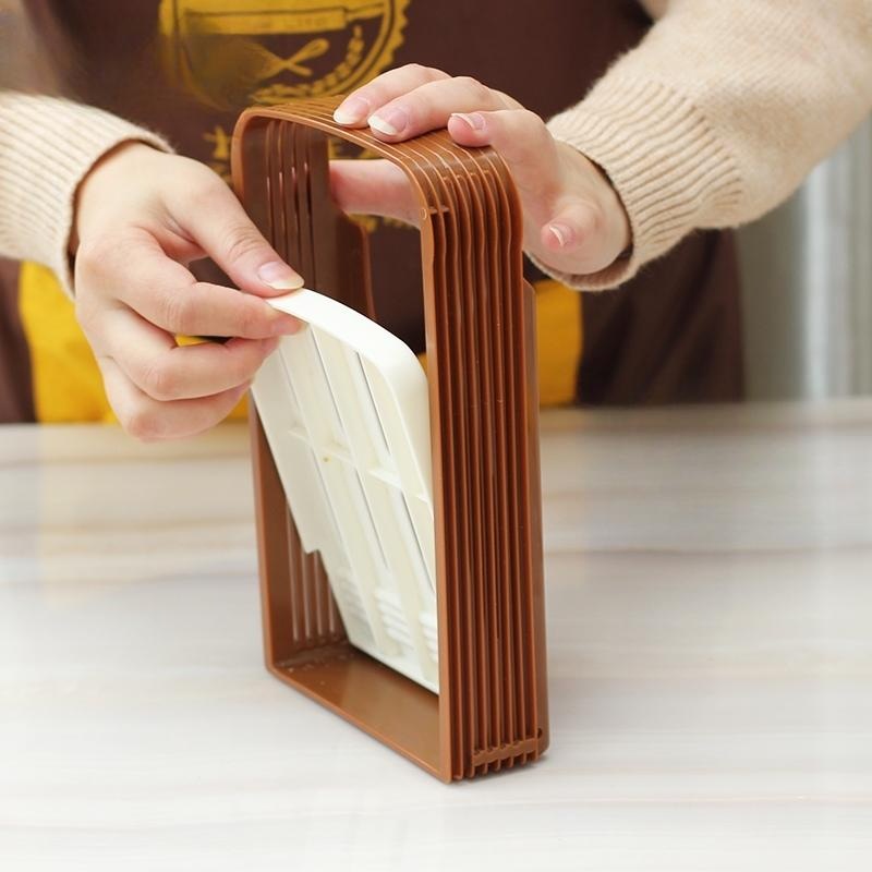 식빵슬라이서 빵 슬라이서 컷팅툴 토스트 컷팅기 두께조절 자르는 절단 커팅기 - 상세 이미지 3