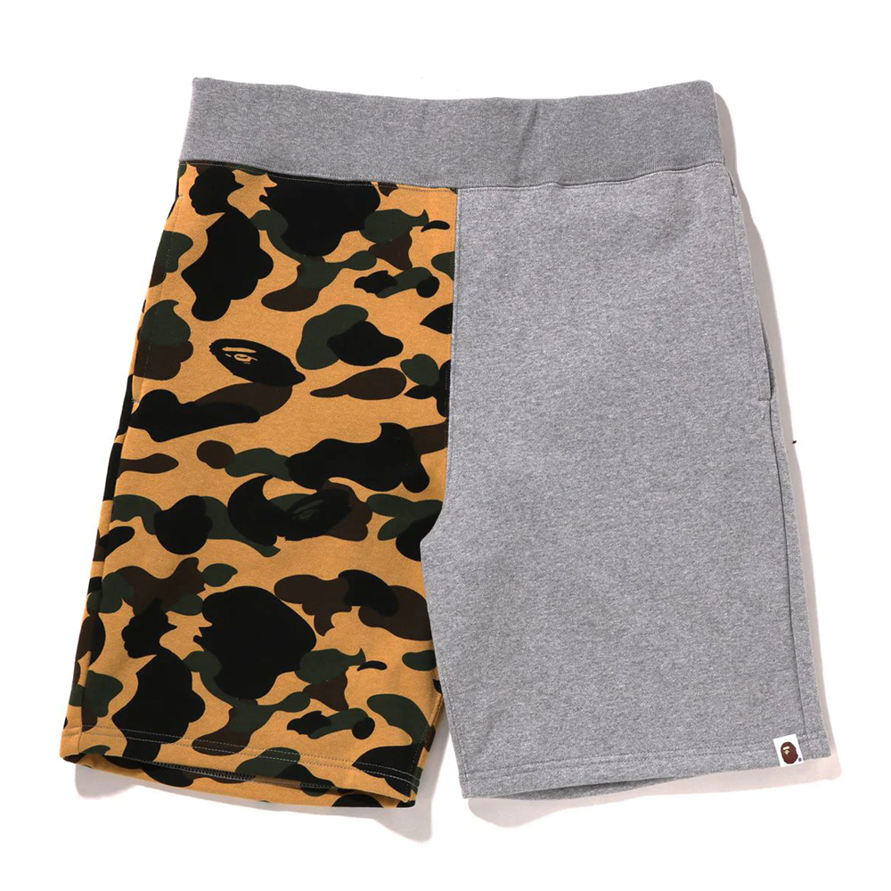 베이프 반바지 1ST CAMO BACK SHARK SWEAT SHORTS 1I20-153-004 - 상세 이미지 4