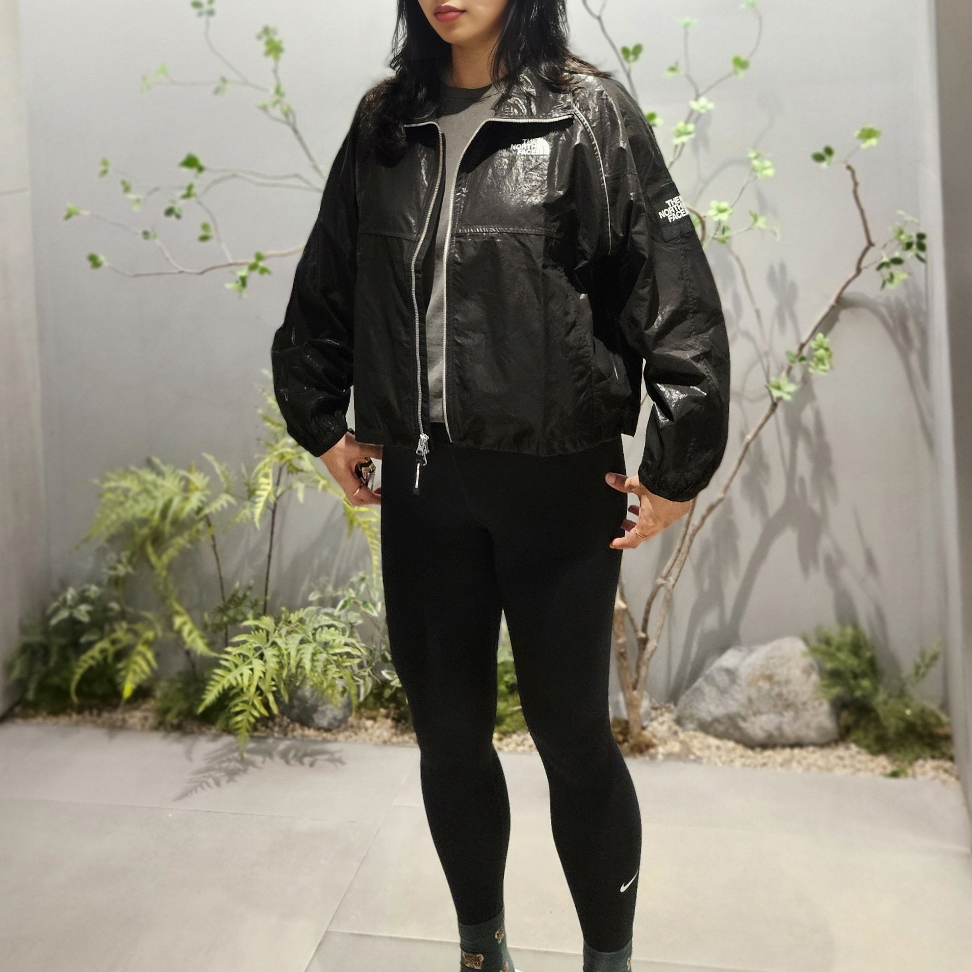 국내매장판 노스페이스 화이트라벨 우먼 노벨티 올레마 자켓 바람막이 NJ3BR82J