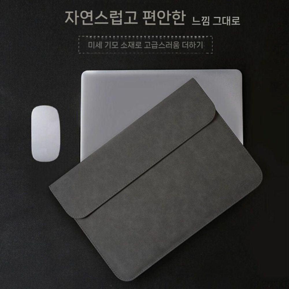 마이크로소프트 서피스 프로 12 노트북 가방 슬리브 케이스 보관 가죽 파우치 - 상세 이미지 5