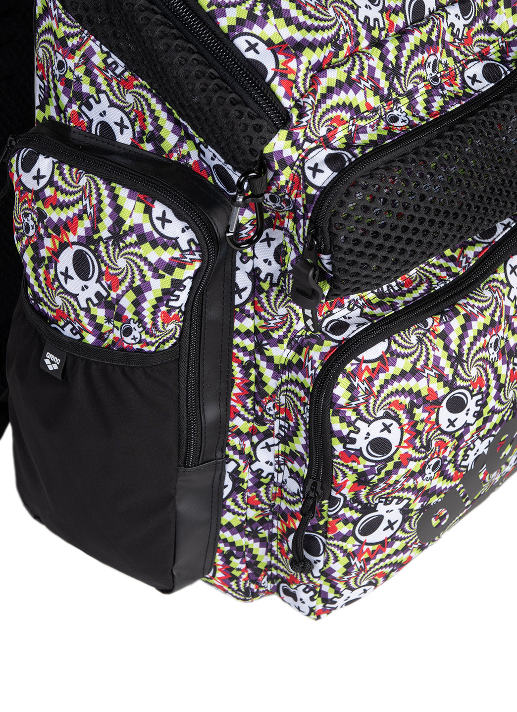 아레나 원고 올오버 45L 수영 백팩 Fun Skulls 이미지 6