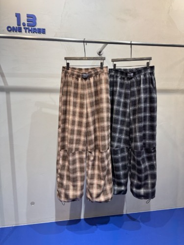 체크탄탄팬츠 - 상품 이미지