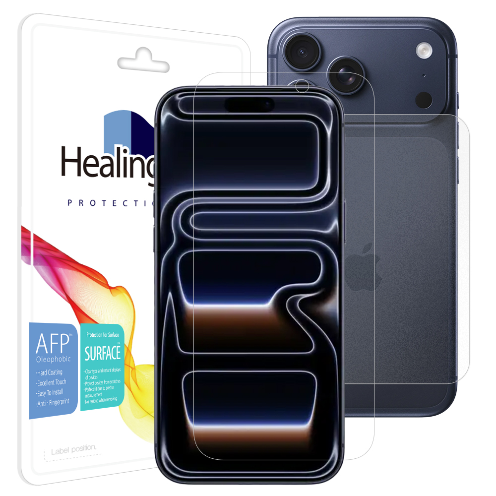 아이폰17 프로맥스 올레포빅 액정보호필름 1매 후면1매