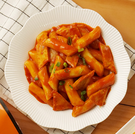 떡볶이 밀키트 밀떡 430g 순한 중간 매운 카레 짜장 5종 - 메인 이미지
