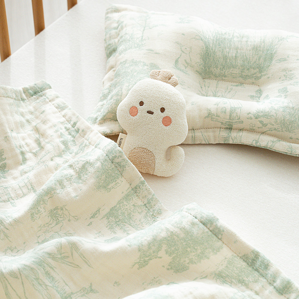 마롤로뜨 아기 블랭킷 거즈 사계절 담요 애착 이불 어린이집 낮잠 신생아 뜨왈드주이 핑크