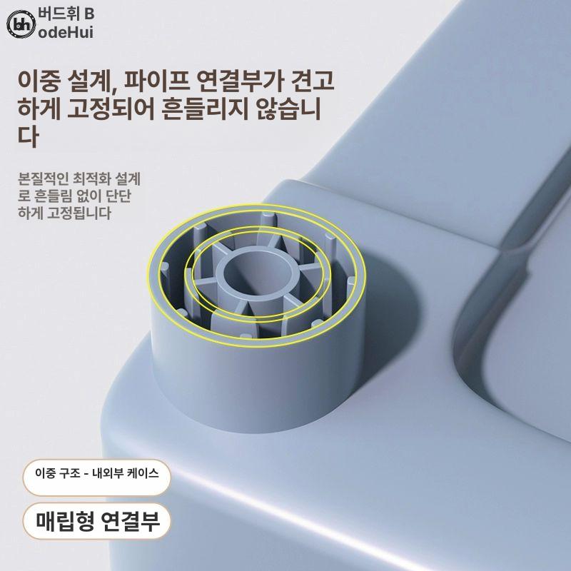 퇴식 트롤리 호텔 업소용 식당 그릇 수거 운반 접시 쟁반 식기 주방 운반카 병원 다용도 단일 3칸 그레이 공식 표준 구성 - 상세 이미지 3