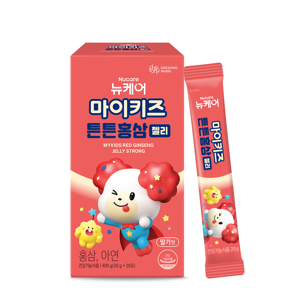 뉴케어 마이키즈 튼튼 홍삼젤리 20개입, 1개 - 상품 이미지