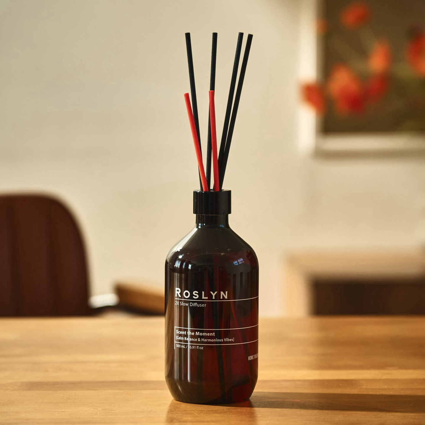 [3+1] 로즐린 슬로우 디퓨저 500ml 향기 9종 대용량 아로마 실내방향제 이미지