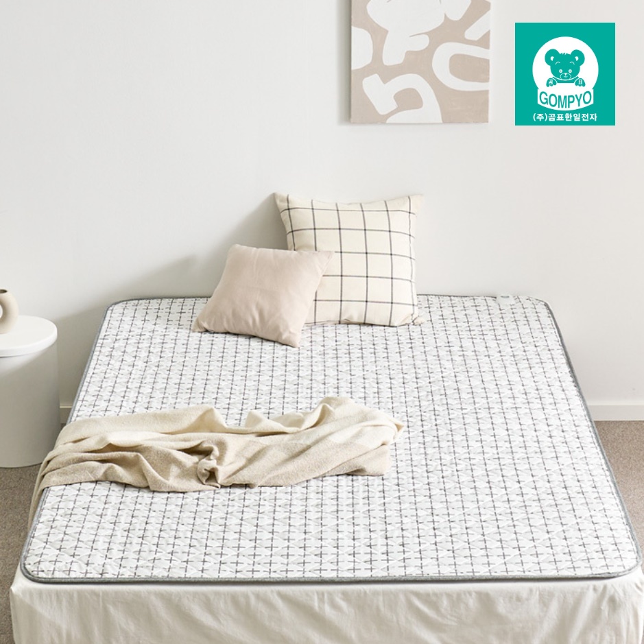 탄소 온열 매트 더블 사이즈 전기 매트 침대용 원적외선 매트