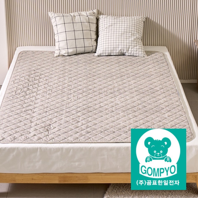 퀸 사이즈 침대용 전기장판 탄소 온열 매트 대형 전기요