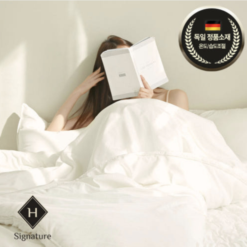 [패브릭 특가] 호무로 Signature 독일 온도조절 기술 프리미엄 알러지케어 항균 차렵이불 SS