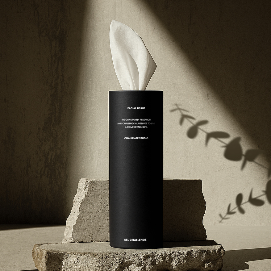 올챌린지 3겹 슬림티슈 50매 8개입 휴대용 차량용 집들이선물 미용 갑티슈