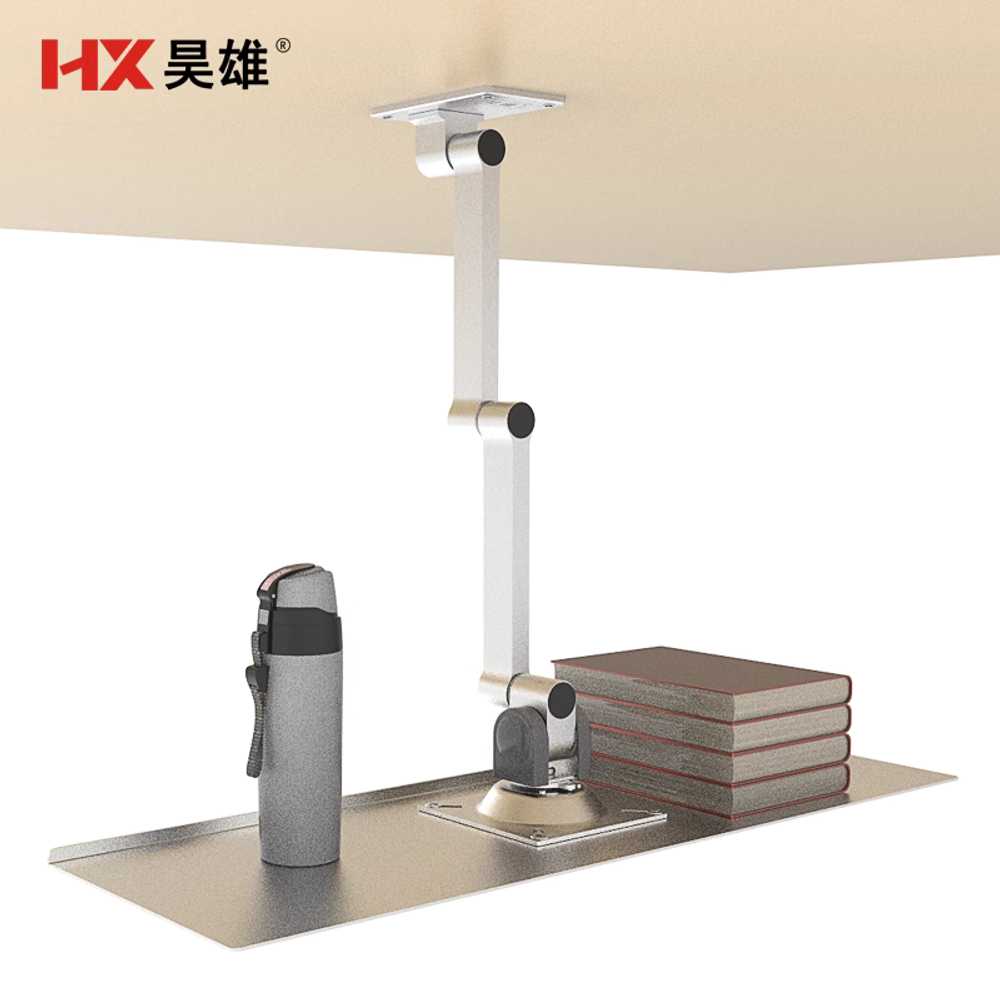 벽걸이 키보드 스탠드 암 받침대 회전 벽선반 브라켓 1단 하중 10kg/ 61cm - 상세 이미지 4