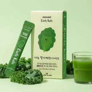 뚜띠프루티 유기농 동결건조 곱슬 컬리케일 분말 100% 14포, 3개 맛있게 먹은 솔직 후기 - 상품 이미지 3