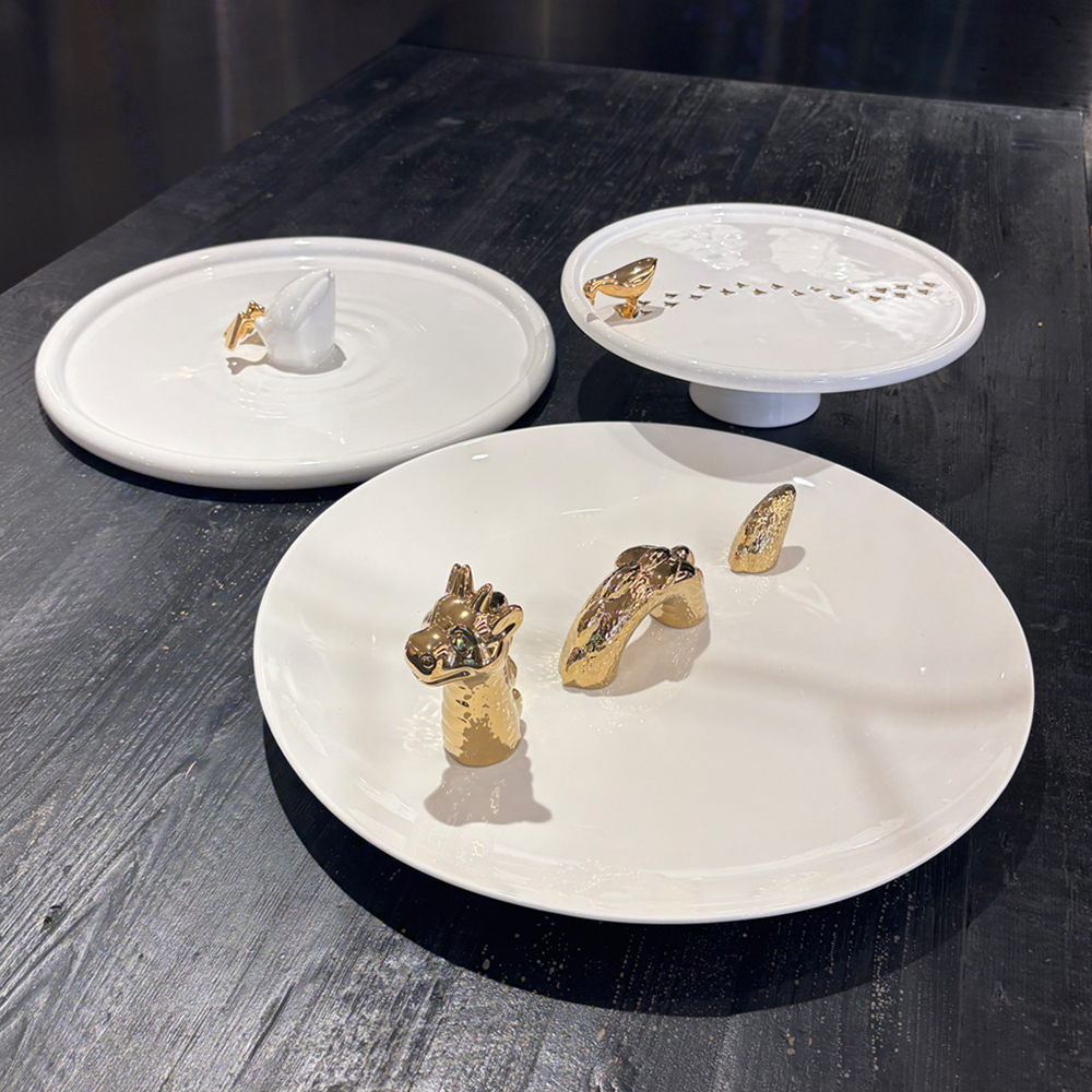 폴스포텐 드래곤 플레이트 Dragon Plate 도자기 오브제 접시 다과 - 상세 이미지 5