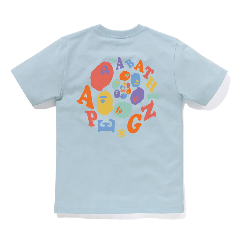 베이프 우먼즈 반팔티 A BATHING APE CIRCLE TEE 1K70-210-009 - 상세 이미지 2