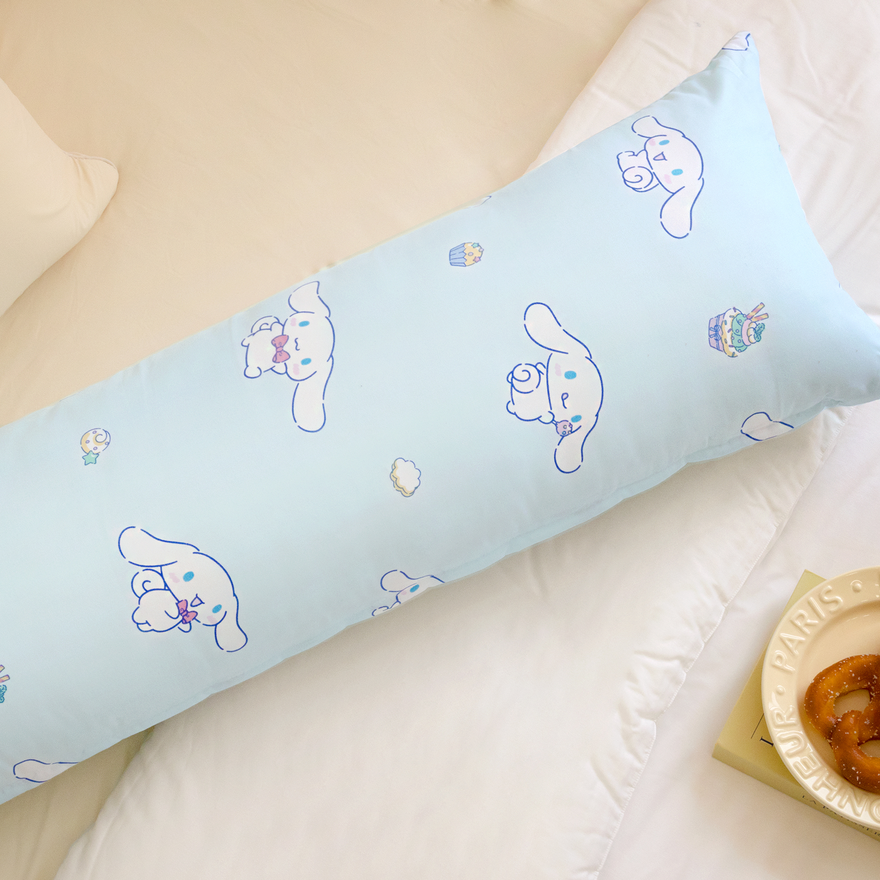 산리오 워싱 빅사각바디필로우 시나모롤 케이크팝 이미지 2