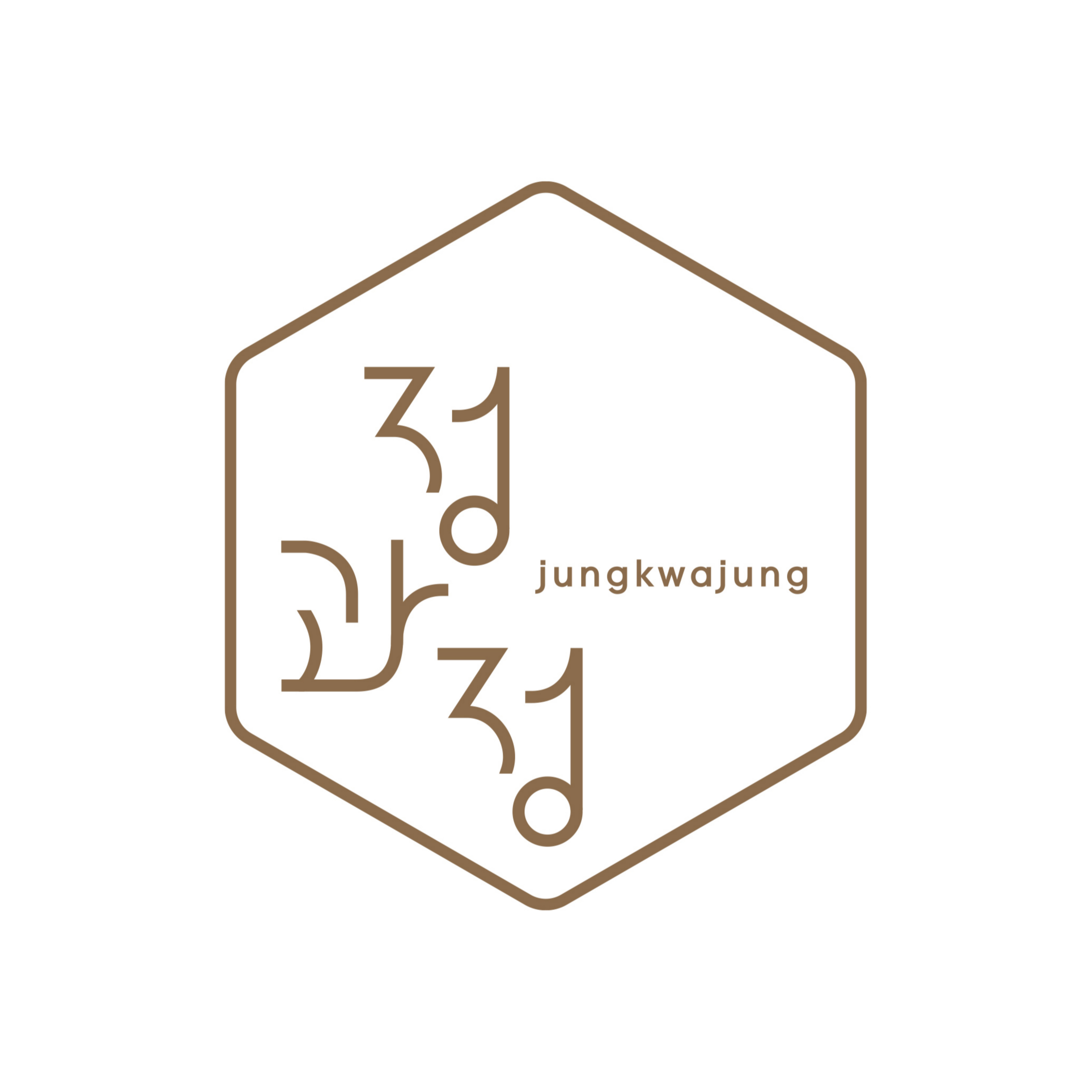 정과정jungkwajung 스토어 로고