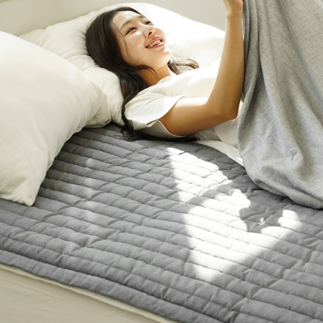 원적외선 매트 전자파없는매트 1인용 온열 매트 슈퍼싱글