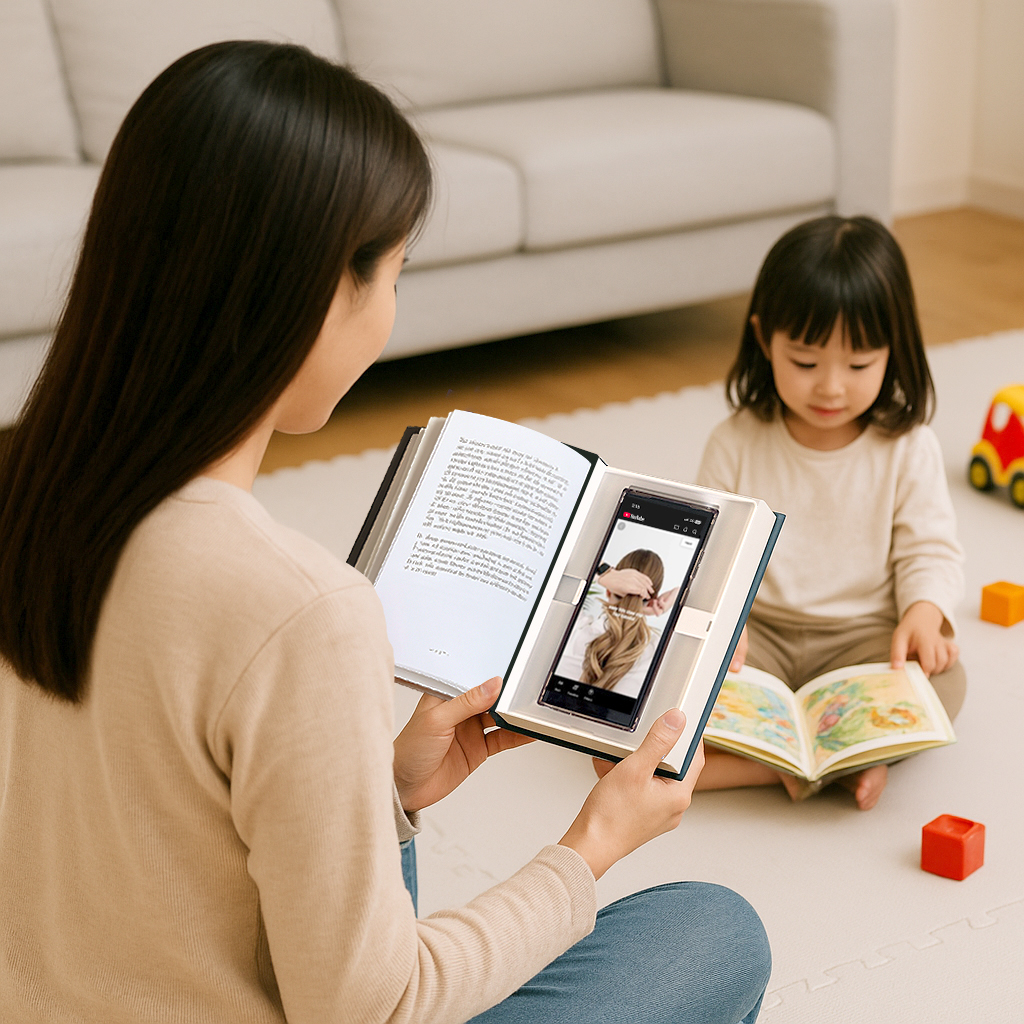 유즈베러띵 핸드폰 몰폰북 위장책 스마트폰 페이크북 오만과 편견