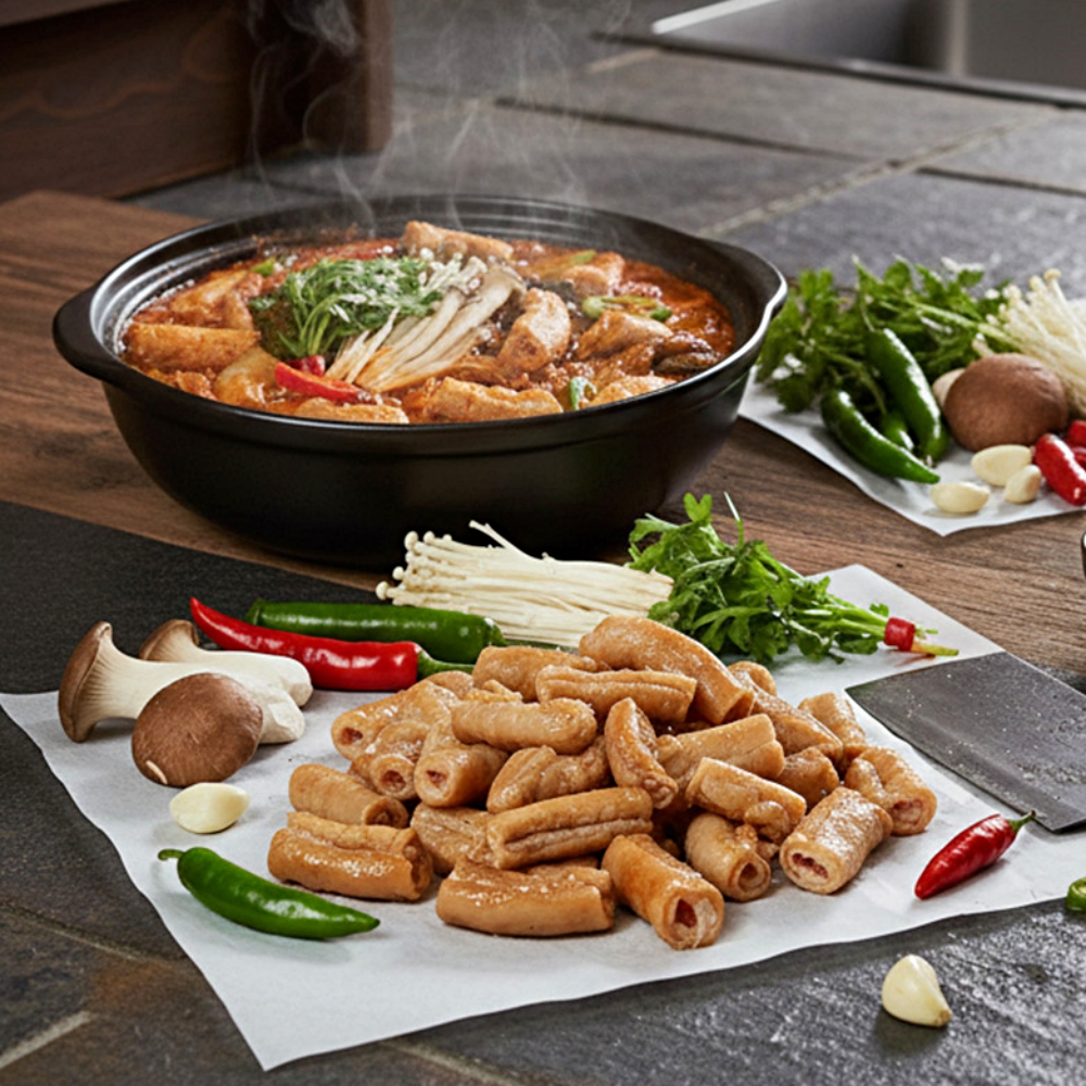 참맛있데이 궁중 소곱창전골 1000g 6팩 얼큰한 우거지 소내장 술안주 간편식 즉석국 - 상세 이미지 2