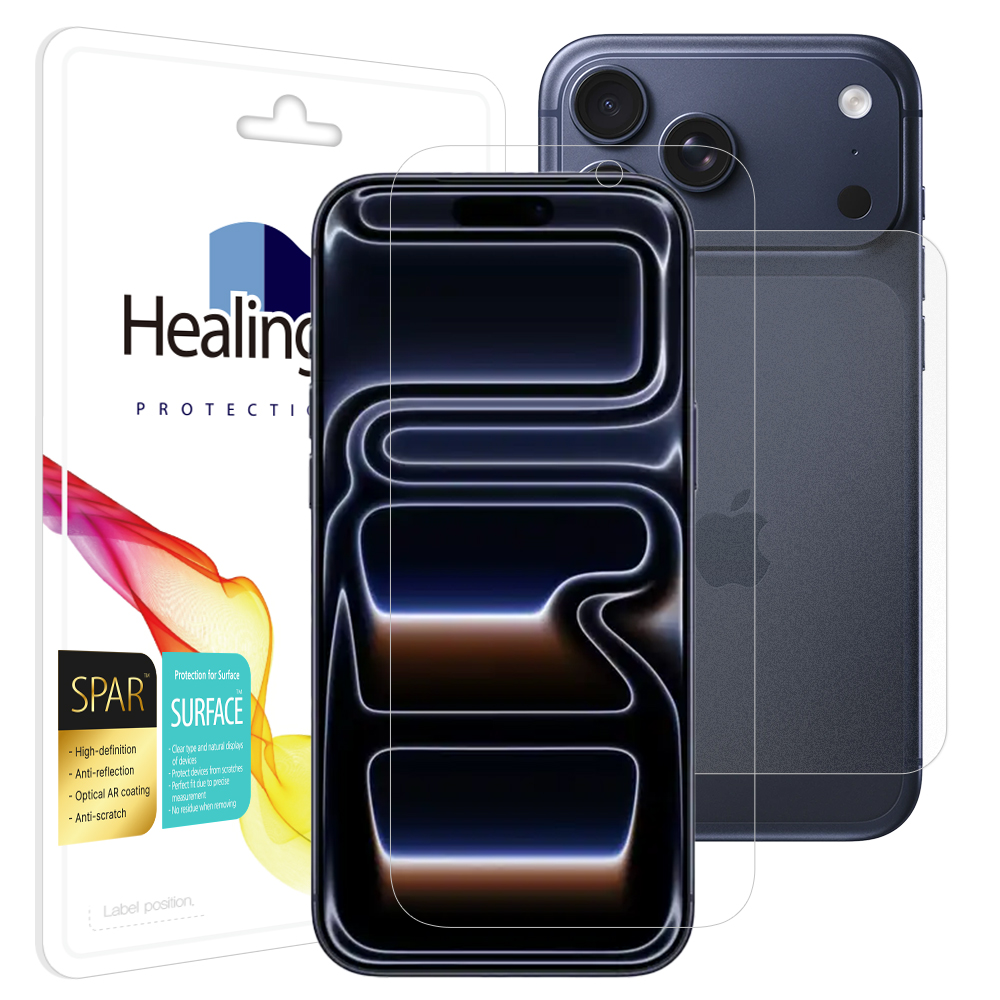 아이폰17 프로맥스 슈페리어 AR 고화질 액정보호필름 1매 후면1매