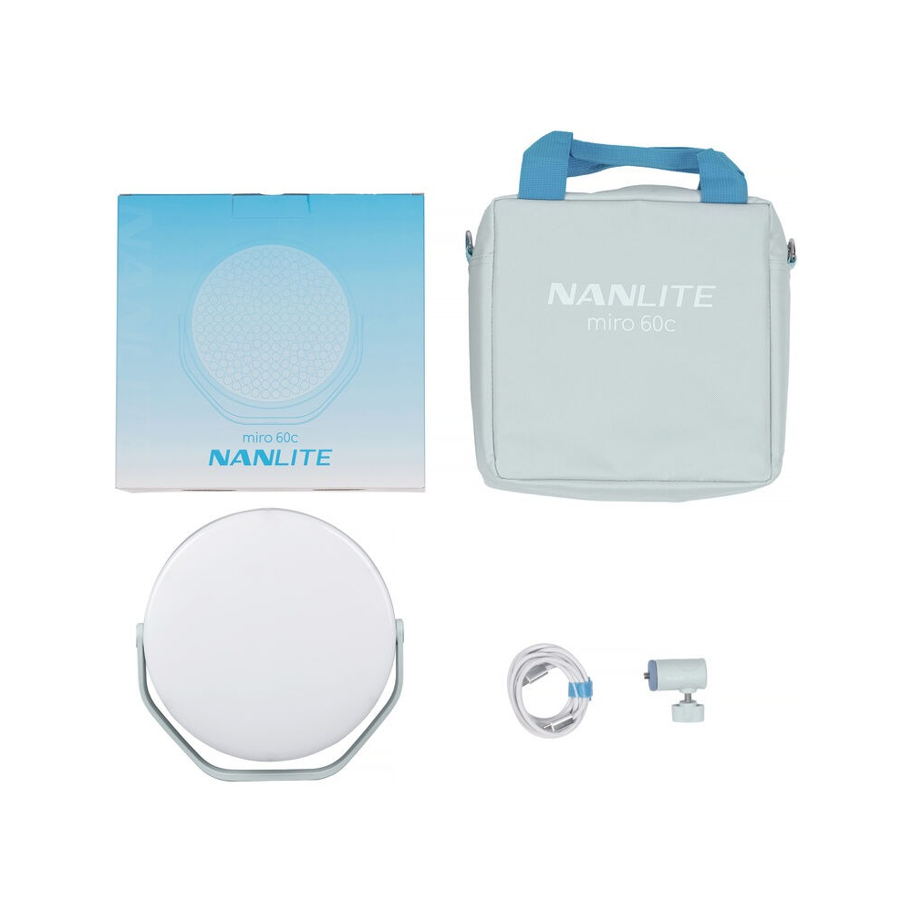 난라이트 miro 60c RGB 패널 촬영 조명