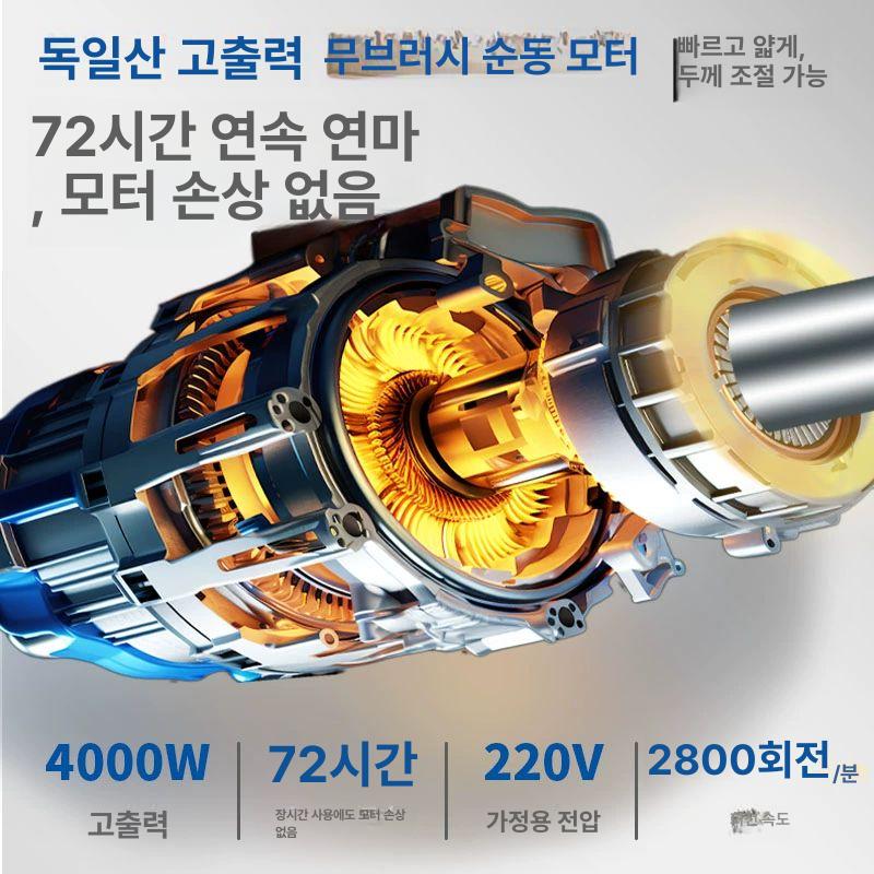 농산물 파쇄기 사료 밀링기 농업용 스텐 믹서기 만들기 단칼 38 강판 모델+표준 알루미늄 심 - 상세 이미지 4