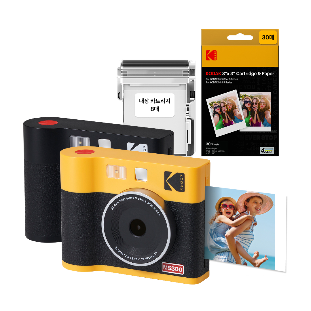 코닥 포토프린터 필름카메라+카트리지 38매 번들 3인치 ERA