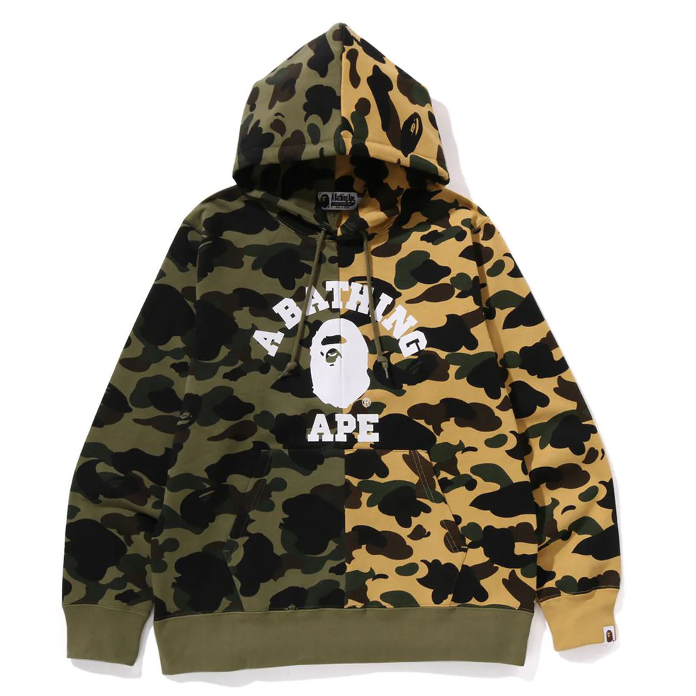 베이프 후드티 1ST CAMO SEPARATE PULLOVER HOODIE 1L30-114-007 - 상품 이미지