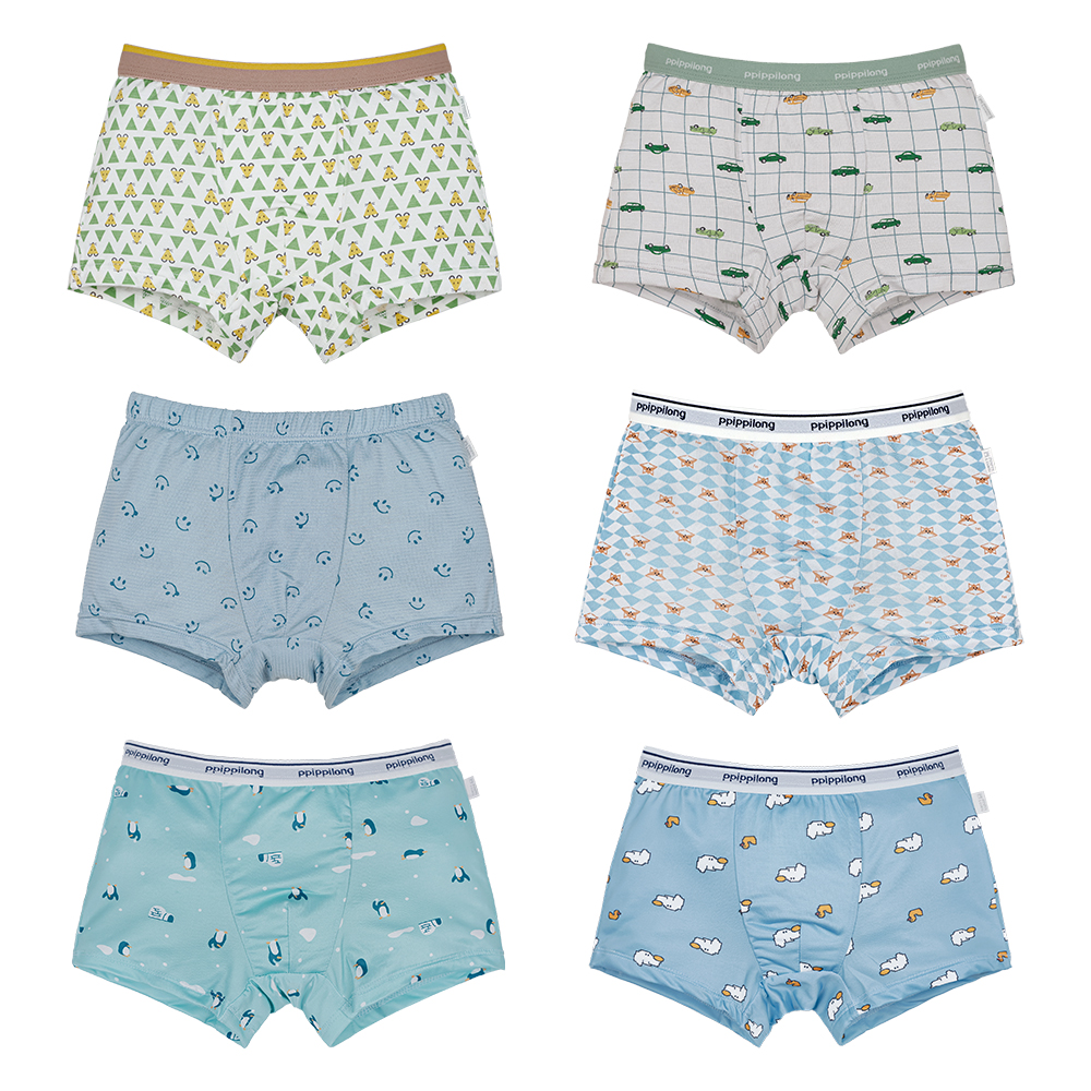 [삐삐롱]25FW 무형광 아동 남아 드로즈 사계절 사각팬티