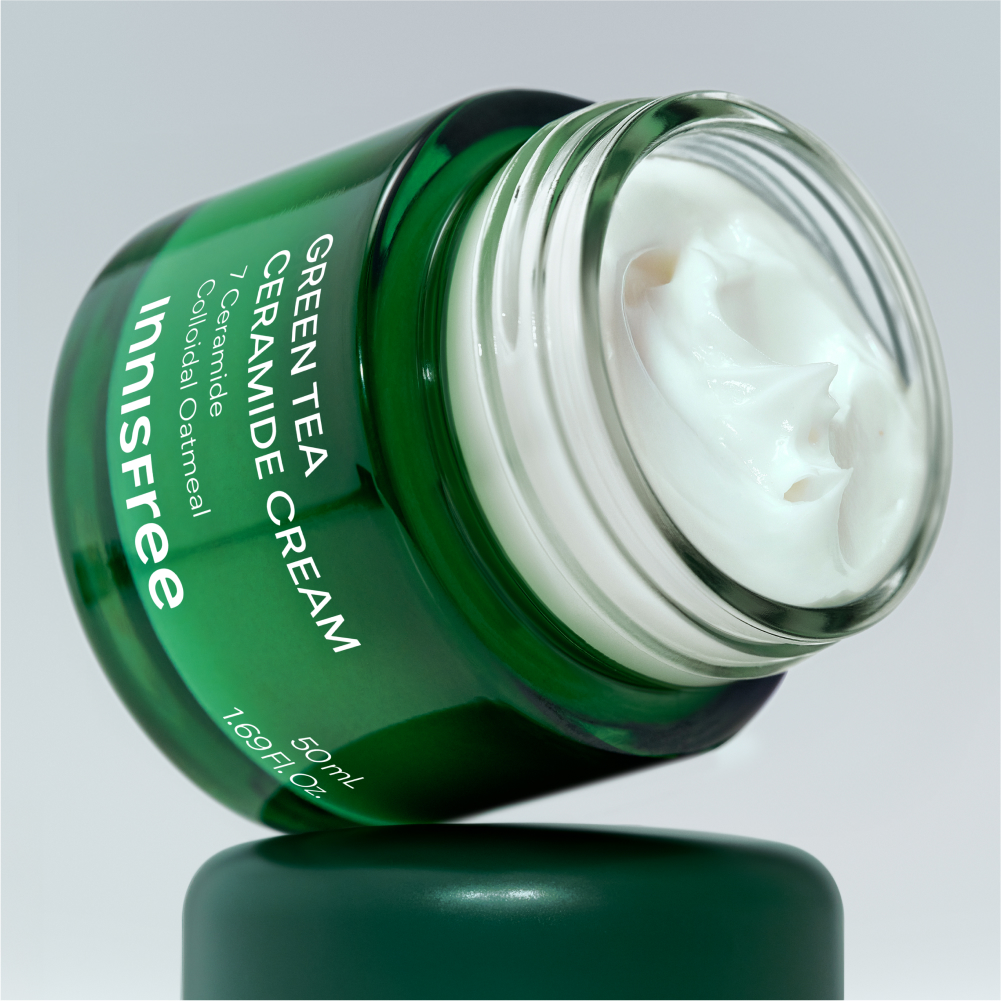 [다예pick/더블구성] 이니스프리 그린티 세라마이드 버터 보습 크림 / 수분 속건조 장벽 화잘먹 50ml, 2개