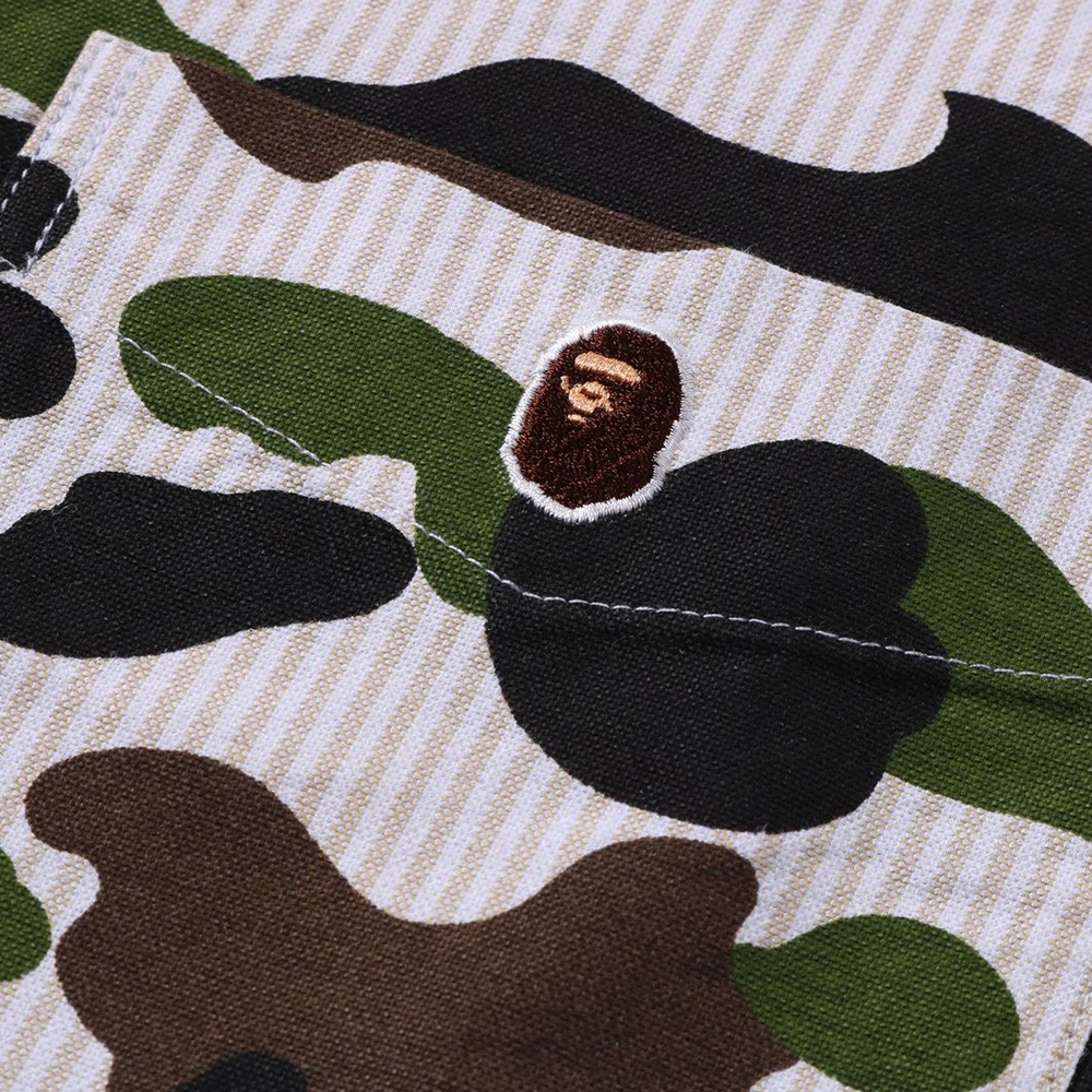 베이프 셔츠 1ST CAMO STRIPE RELAXED FIT LS SHIRT 1L30-131-008 - 상세 이미지 3