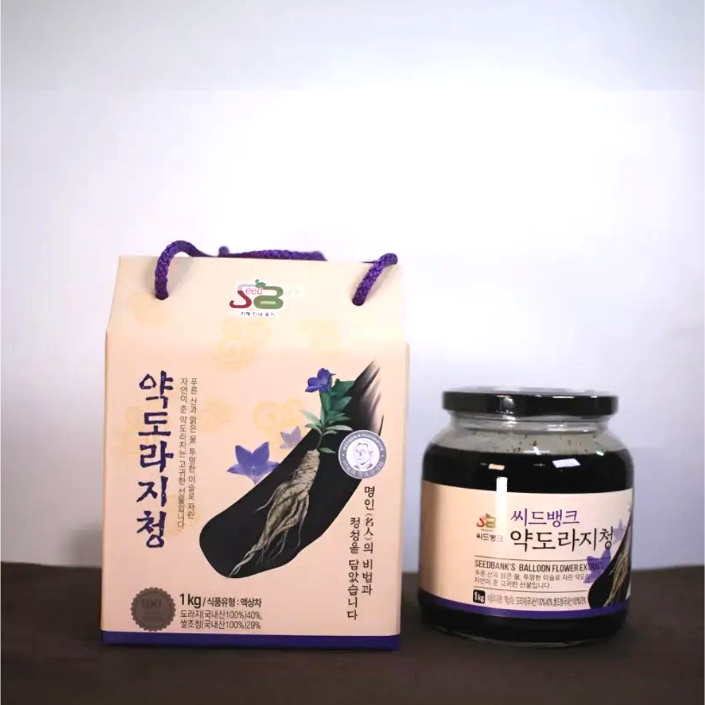 씨드뱅크 약도라지청 1kg 선물 도라지차 도라지청 이미지 2