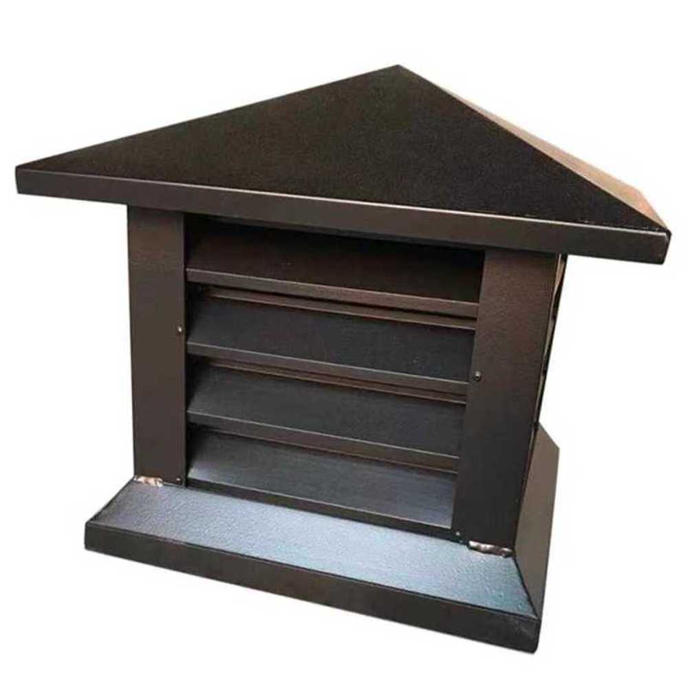 지붕 옥상 배출구 알루미늄 빌라 굴뚝 환기 배기 캡 250x250mm - 상품 이미지