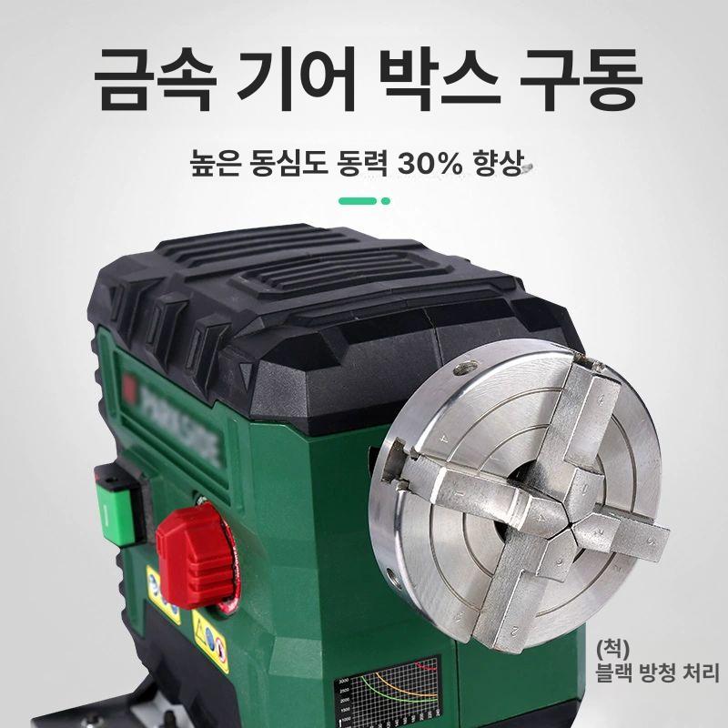 선반척 연결척 목재 스크롤척 스핀들 공작기계 세턱 샤프트 장착 밀링 선반 나사 배합 목공 새로운 플래그십 2nd Edition - 상세 이미지 3