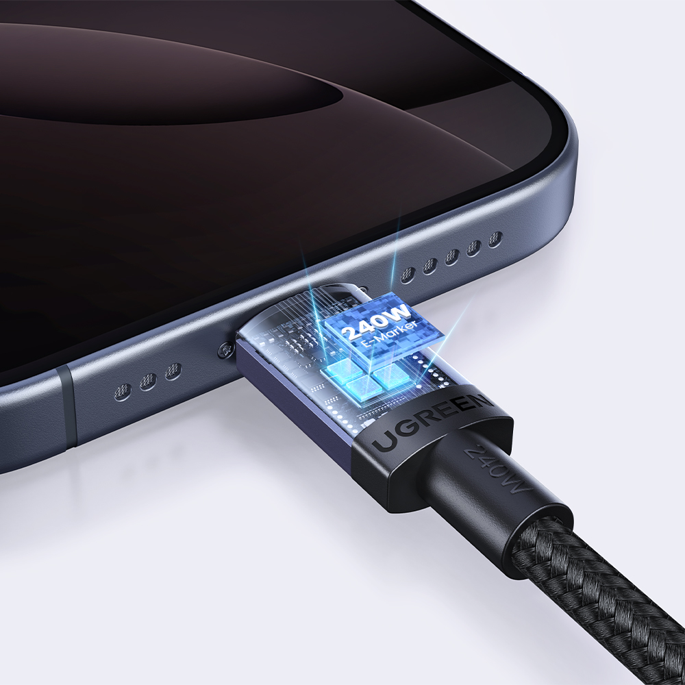 유그린 240W PD 3.1 C타입 to C타입 고속충전케이블 L532 3m, 1개 - 상세 이미지 2