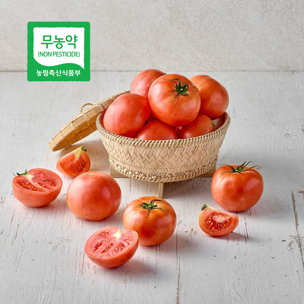 프리미엄 국내산 무농약 완숙 토마토 세콤달콤 1kg 3kg 5kg - 메인 이미지