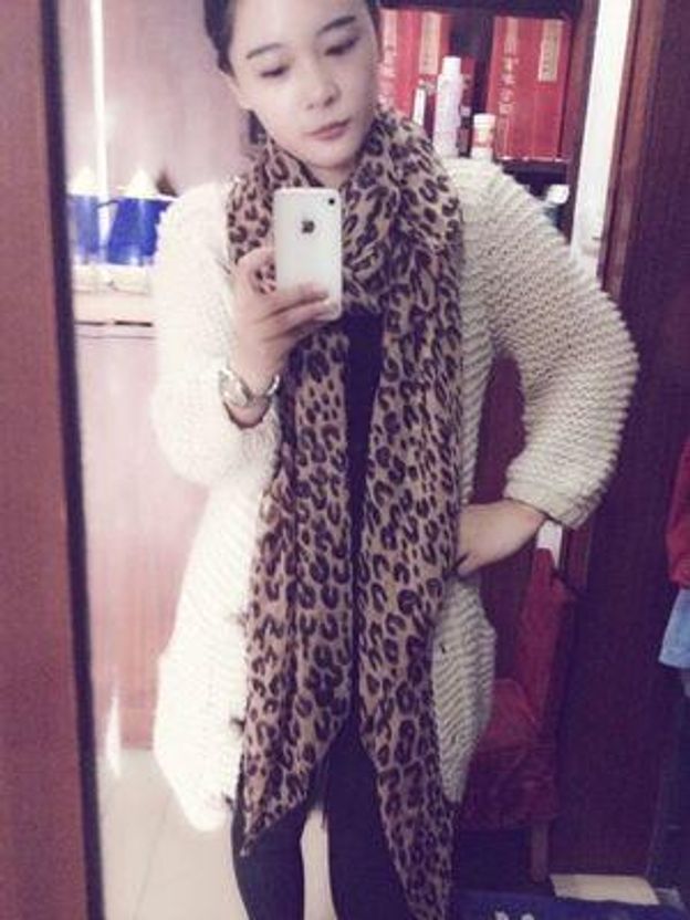 실크스카프 호피무늬 프린트 목도리 블라우스 스카프 겸용 바람막이 레오파드머플러 명품스카프 195x135cm 실용형 - 상세 이미지 2
