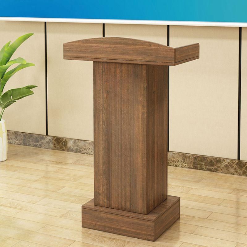 교회 예배상 강당 연설대 강연테이블 세미나 교수대 교단 A / 레드월넛 (서랍X) - 상품 이미지