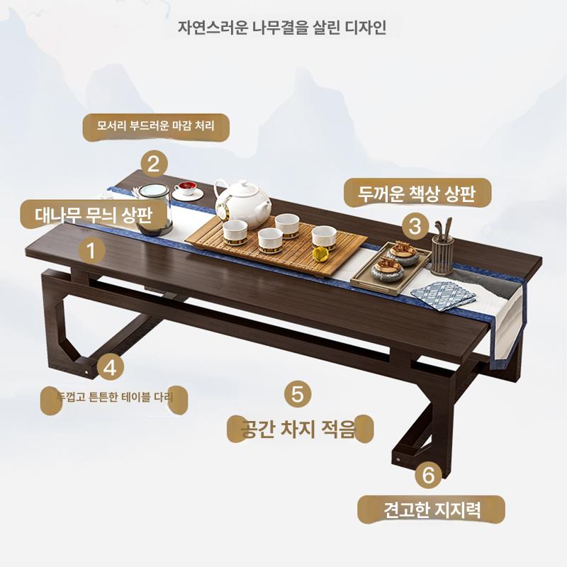 점상 치성 무속인 탁자 전통 불상 신내림 점사 블랙월넛 60x40 직사각형 - 상세 이미지 3