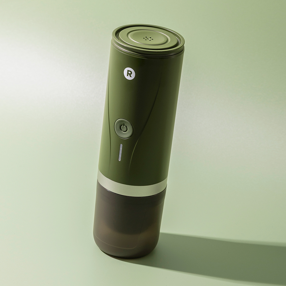 로스티코 휴대용 커피머신 에스프레소 머신 캡슐 아웃도어 캠핑 가정용 포레스트그린