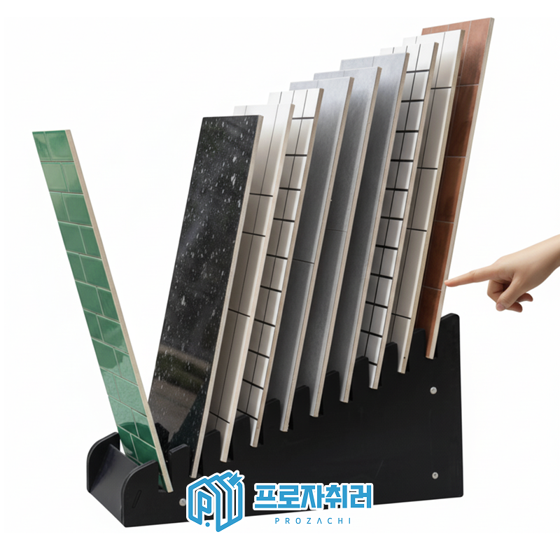 타일 거치대 진열대 받침대 B타입 - 상품 이미지