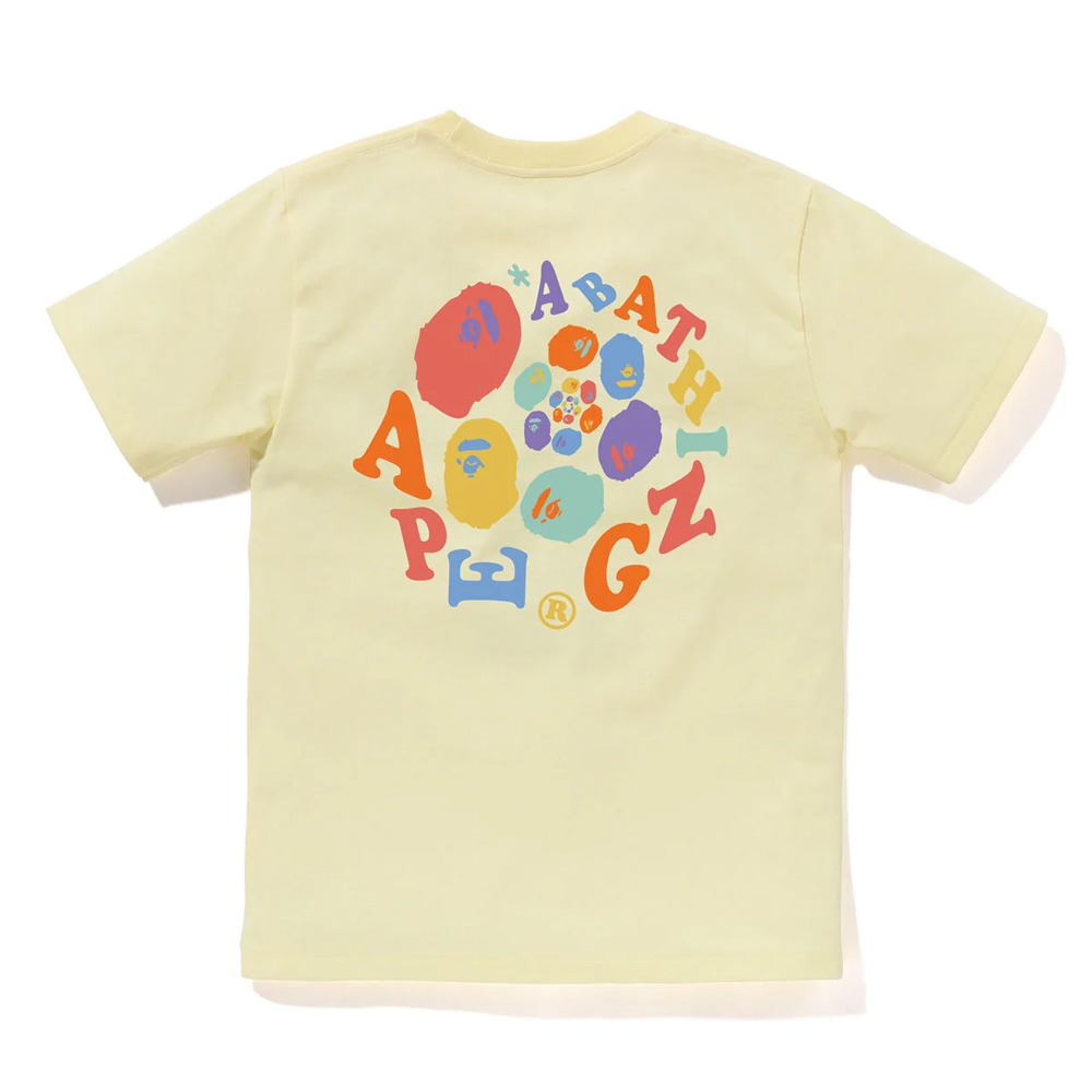 베이프 우먼즈 반팔티 A BATHING APE CIRCLE TEE 1K70-210-009 - 상세 이미지 4